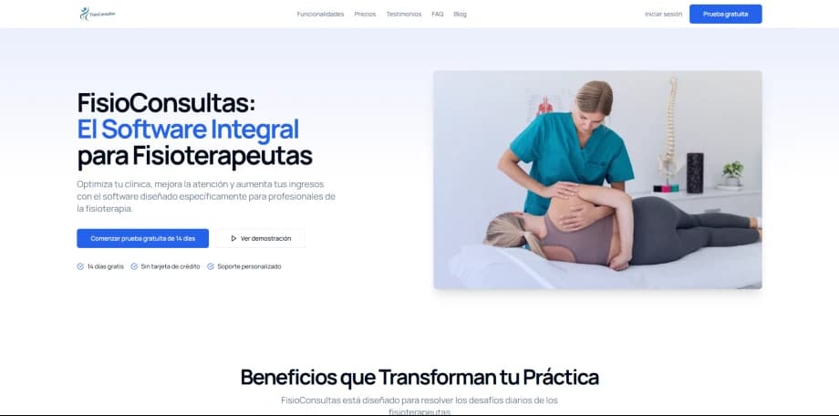 SaaS - El Software Integral para Fisioterapeutas.
