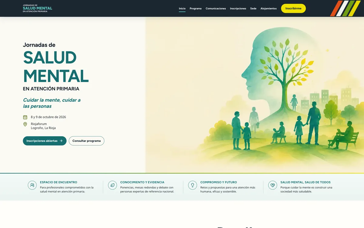 Captura de Jornadas Salud Mental